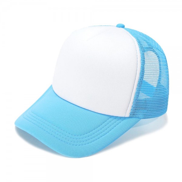 Wholesale blank Trucker Baseball Cap One Fits Most Adjustable Snap Back Polyeste