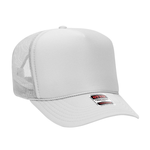 Wholesale oTTO CAP Panel Crown Mesh Back Trucker Hat One Fits Most Adjustable Sn