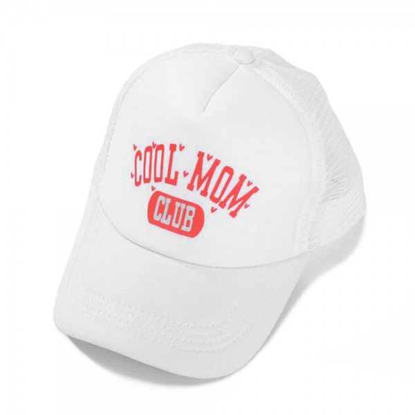 Wholesale cool Mom Club Trucker Baseball Cap One Fits Most Adjustable Snap Back