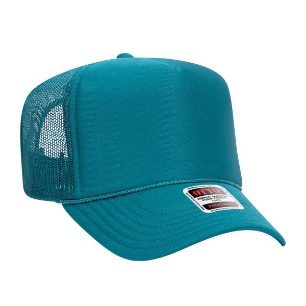 OTTO CAP 39-165
5 Panel High Crown Mesh Back Trucker Hat
- One Size Fits Most 
- Adjustable Snap Back 
- 100% Polyester - Front Panel With Lining 
- Polyester Foam Front
100% Polyester Front 100% Polyester Mesh Back The Traditional Look 5-panel cap Seamless Foam Front Panel with Lining Matching Color Braid 8 Rows Stitching on Visor Matching Fabric Under Visor Matching Color Sweatband Plastic Adjustable Snap OSFM - Adult (6 1/2 - 7 5/8)