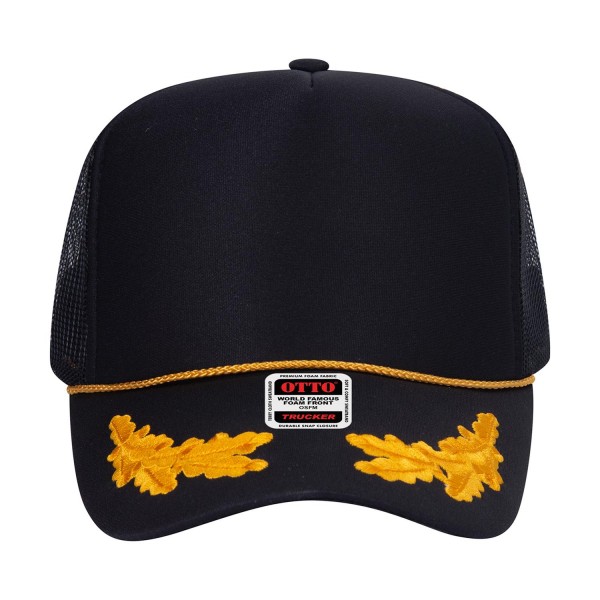 OTTO CAP 39-165
5 Panel High Crown Mesh Back Trucker Hat
- One Size Fits Most 
- Adjustable Snap Back 
- 100% Polyester - Front Panel With Lining 
- Polyester Foam Front
100% Polyester Front 100% Polyester Mesh Back The Traditional Look 5-panel cap Seamless Foam Front Panel with Lining Matching Color Braid 8 Rows Stitching on Visor Matching Fabric Under Visor Matching Color Sweatband Plastic Adjustable Snap OSFM - Adult (6 1/2 - 7 5/8)
