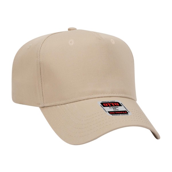 OTTO CAP 31-069
5 Panel Mid Profile Dad Hat
- One Size Fits Most
- Adjustable Snap Back
- Cotton Blend Twill
- 65% Polyester / 35% Cotton
- Structured Firm Front Panel