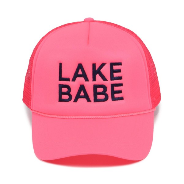 Wholesale embroidered LAKE BABE Trucker Baseball Cap One Fits Most Adjustable Sn