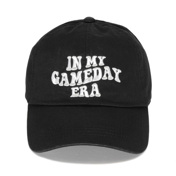 Embroidered 'in my football era' Baseball Cap

- One Size Fits Most
- Slide Buckle Adjustment
- 100% Cotton