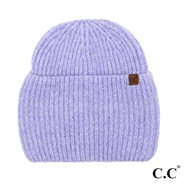 Wholesale c C HTE Cuff Metallic Sequin Beanie One Fits Most Acrylic Polyester Ra