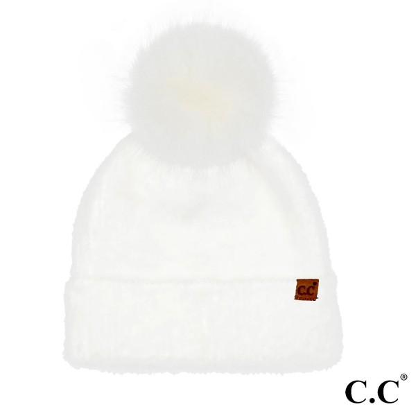 Wholesale c C HTC Plush Terry Chenille Pom Beanie Nylon One Fits Most