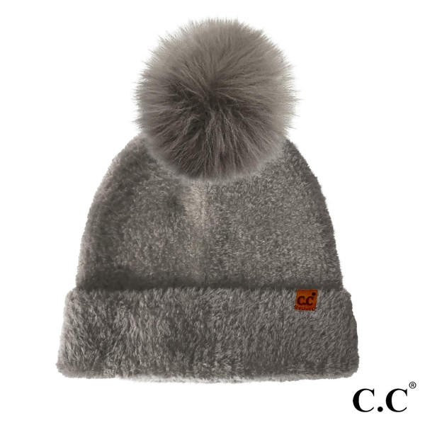 Wholesale c C HTC Plush Terry Chenille Pom Beanie Nylon One Fits Most