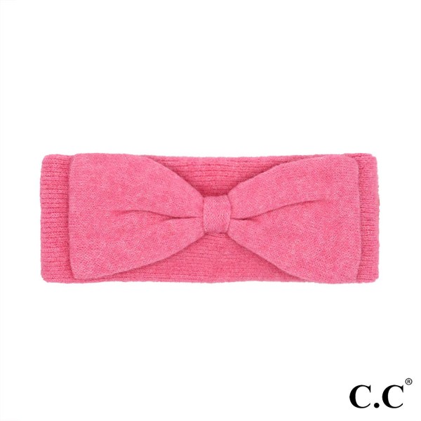 Wholesale c C HWE Knit Bow Headwrap One Fits Most Recycled Polyester Nylon Acryl