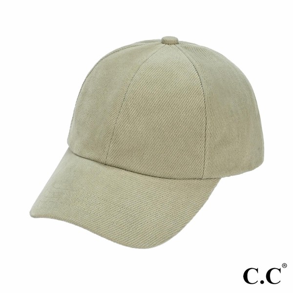 Wholesale bAB Brushed Twill Baseball Cap One Fits Most Adjustable Velcro Closure