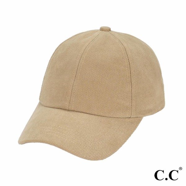 Wholesale bAB Brushed Twill Baseball Cap One Fits Most Adjustable Velcro Closure