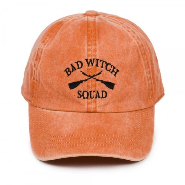 Wholesale bAD WITCH SQUAD Embroidered Baseball Cap One Fits Most Slide Buckle A
