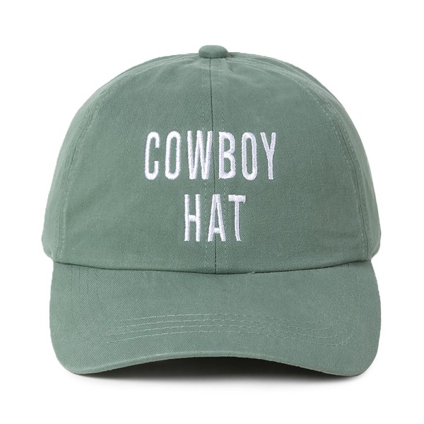 Wholesale cOWBOY HAT Embroidered Baseball Cap One Fits Most Slide Buckle Adjust
