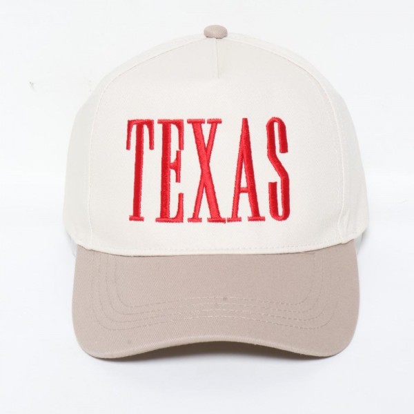 Wholesale tEXAS Embroidered Two Baseball Cap One Fits Most Snap Back Closure Co