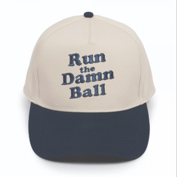 Wholesale run Damn Ball Embroidered Two Baseball Cap One Fits Most Snap Back Cl