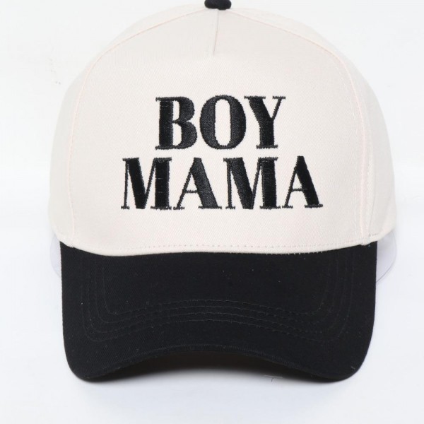 Wholesale bOY MAMA Embroidered Two Baseball Cap One Fits Most Snap Back Closure