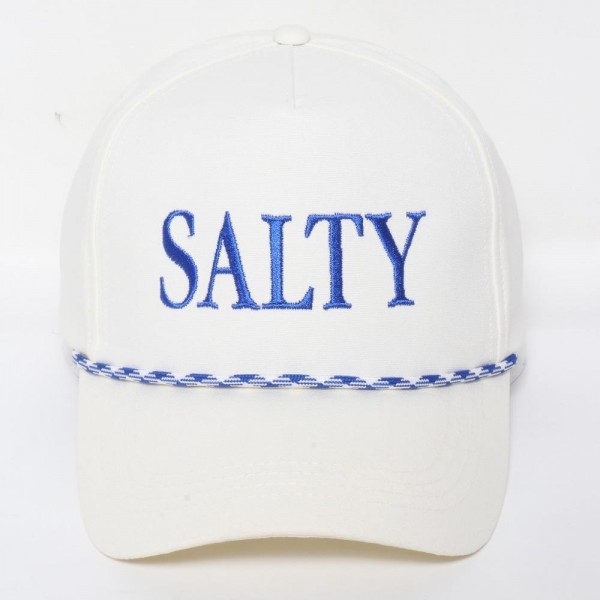 Wholesale sALTY Embroidered Baseball Cap Two Front Strap Detail One Fits Most S