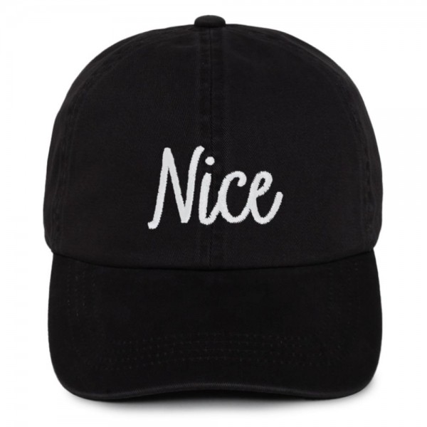 Wholesale nice Embroidered Baseball Cap One Fits Most Snap Back Closure Cotton