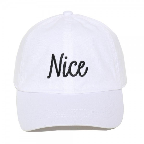 Wholesale nice Embroidered Baseball Cap One Fits Most Snap Back Closure Cotton