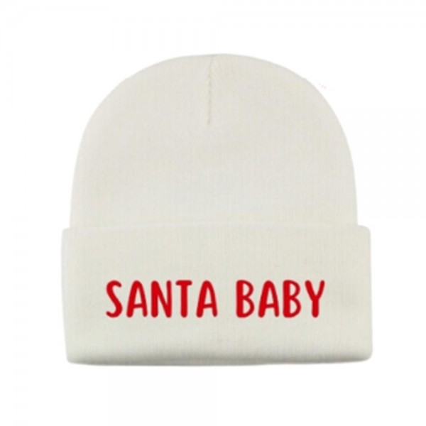 Wholesale sANTA BABY Embroidered Knit Cuffed Beanie One Fits Most Acrylic