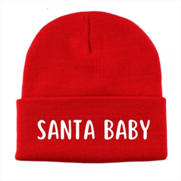 'SANTA BABY' Embroidered Knit Cuffed Beanie
- One Size Fits Most
- 100% Acrylic