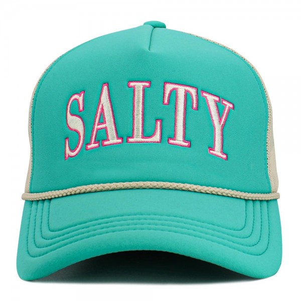 Wholesale vintage Embroidered SALTY Trucker Hat One Fits Most Adjustable Snap Cl