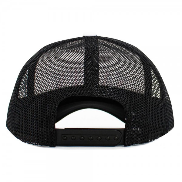 Vintage Embroidered "SALTY" Trucker Hat - One Size Fits Most - Adjustable Snap Closure - 45% Polyester 44% Nylon 11% Span view 5
