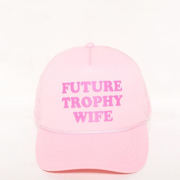 Wholesale fUTURE TROPHY WIFE Trucker Cap Mesh Back One Fits Most Snap Back Clos