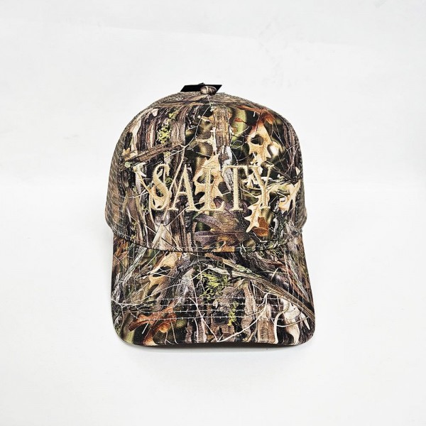 Wholesale salty Embroidered Camo Baseball Cap One Fits Most Snap Back Closure C