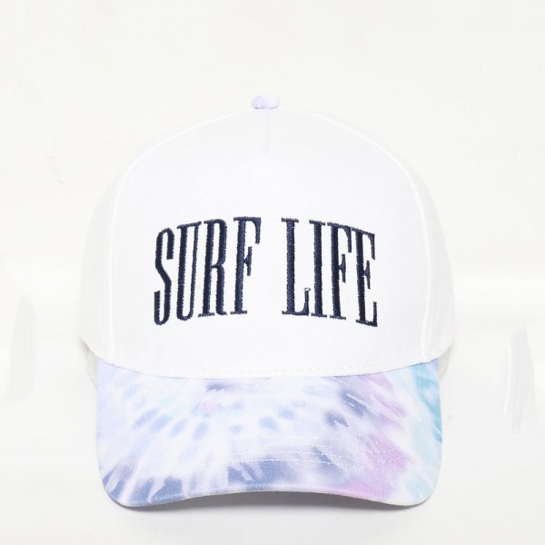 Wholesale oTTA OFFICE Baseball Cap Tie Dye Print Bill One Fits Most Snap Back C