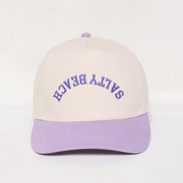 Wholesale upside Down Salty Beach Embroidered Two Baseball Cap One Fits Most Sna