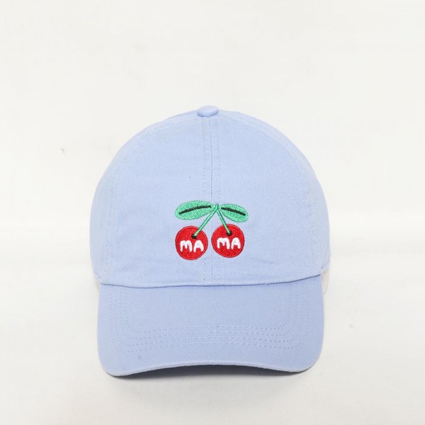 Wholesale mama Cherries Embroidered Baseball Cap Matching Mini Hat All Colors On