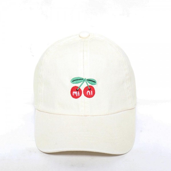 Wholesale mini Cherries Kids Embroidered Baseball Cap Matching Mini Hat All Col