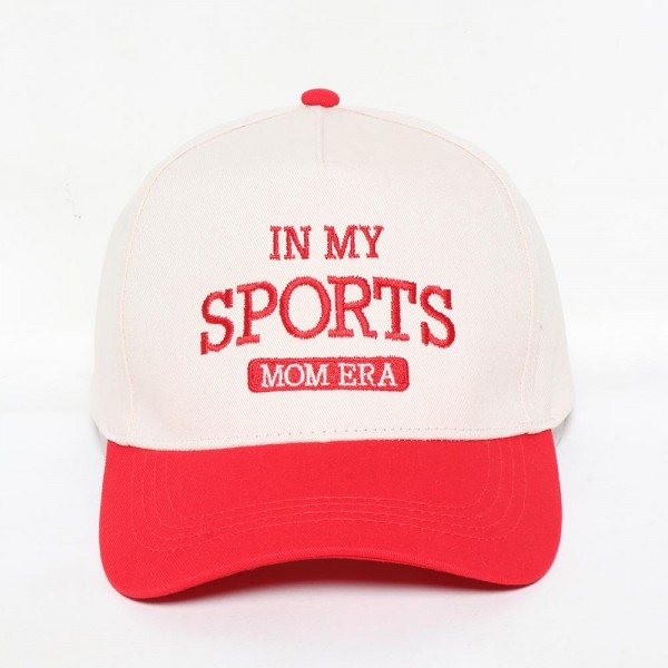 Wholesale my Sports Mom Era Embroidered Two Baseball Cap One Fits Most Snap Bac