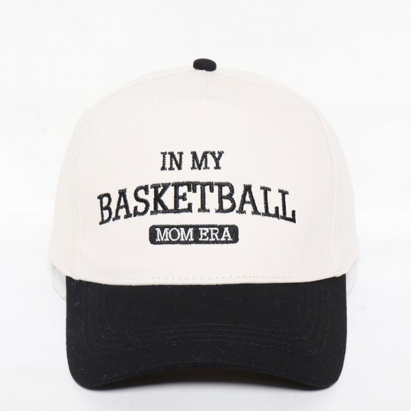 Wholesale my Basketball Mom Era Embroidered Two Baseball Cap One Fits Most Snap