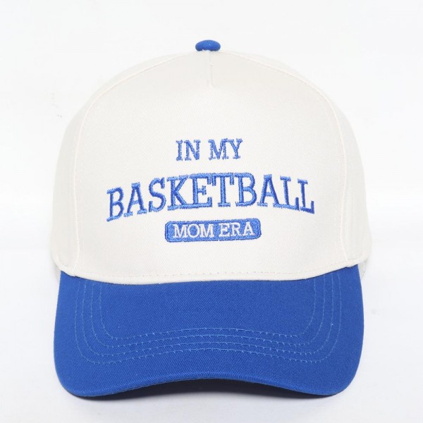 Wholesale my Basketball Mom Era Embroidered Two Baseball Cap One Fits Most Snap