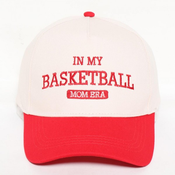 Wholesale my Basketball Mom Era Embroidered Two Baseball Cap One Fits Most Snap