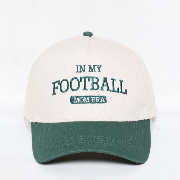 Wholesale my Football Mom Era Embroidered Two Baseball Cap One Fits Most Snap B