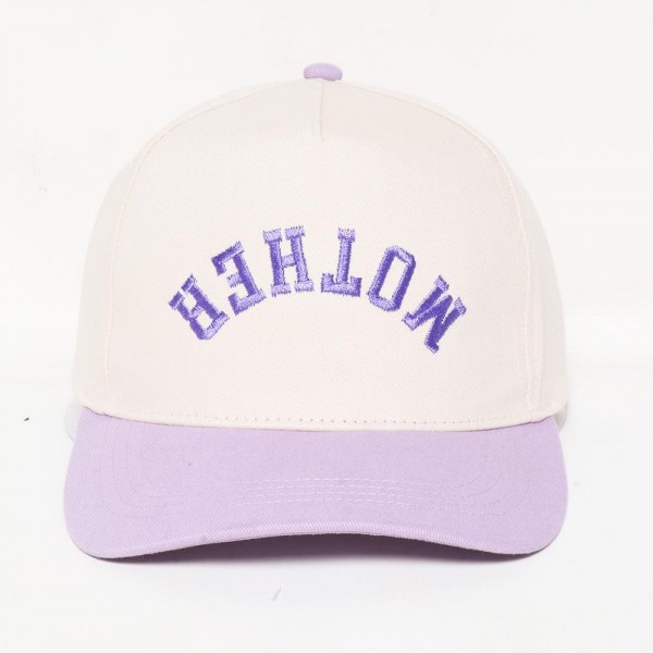 Wholesale upside Down MOTHER Embroidered Two Baseball Cap One Fits Most Snap Bac