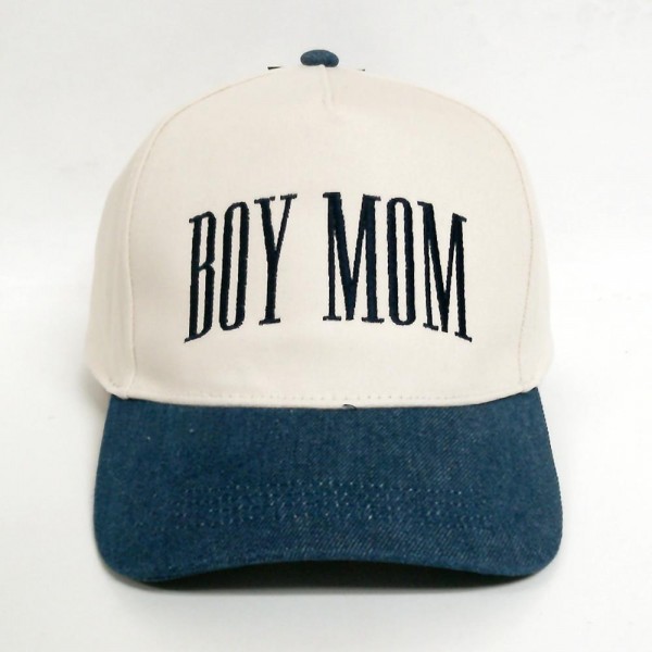 "BOY MOM" Embroidered Two Tone Camo Baseball Cap
- One Size Fits Most
- Snap Back Closure
- 100% Cotton