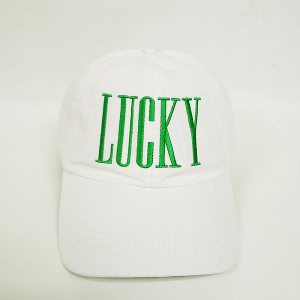 Wholesale lUCKY Embroidered Baseball Cap One Fits Most Slide Buckle Adjustment