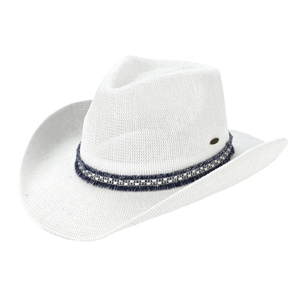 Wholesale c C CBC Cowboy Hat Cowboy Hat Fringe Trim Band One Fits Most Internal