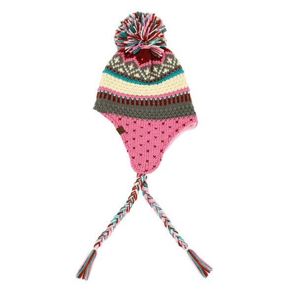 Wholesale c C TRE Kids Knitted Trapper Hat Acrylic One Fits Most
