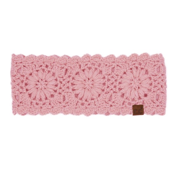 C.C HTE0163
Flower Crocheted HeadWrap 

- 100% Acrylic
- One Size
