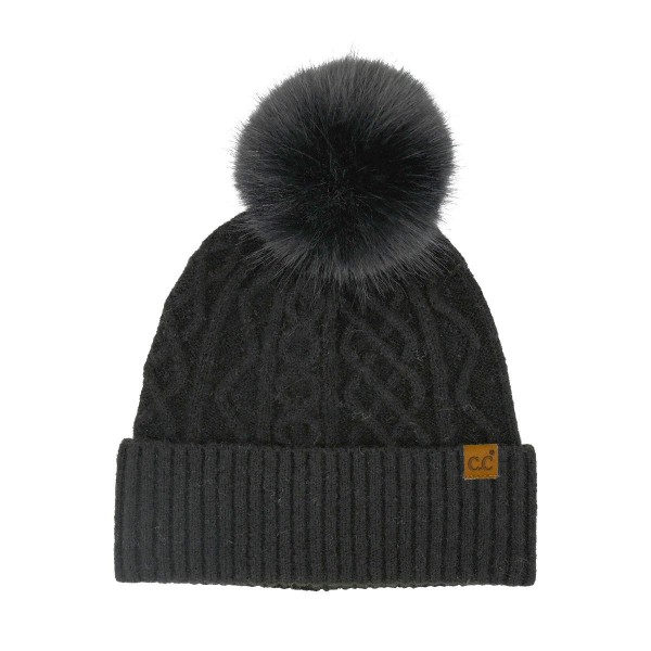 C.C HTE0155
Knit Pom Beanie

- 50% Recycled Polyester / 25% Acrylic / 15% Nylon / 4% Spandex / 6% Wool
- One Size Fits Most