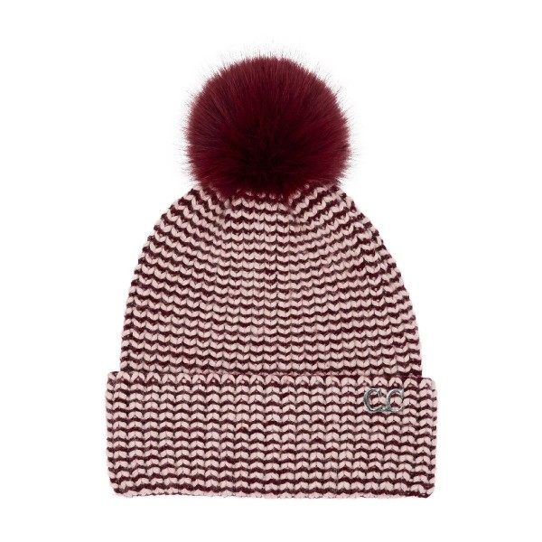 C.C HTC0064
Two Tone Angora Cuff Beanie 

- 60% Nylon / 30% Viscose / 10% Angora 
- One Size Fits Most 