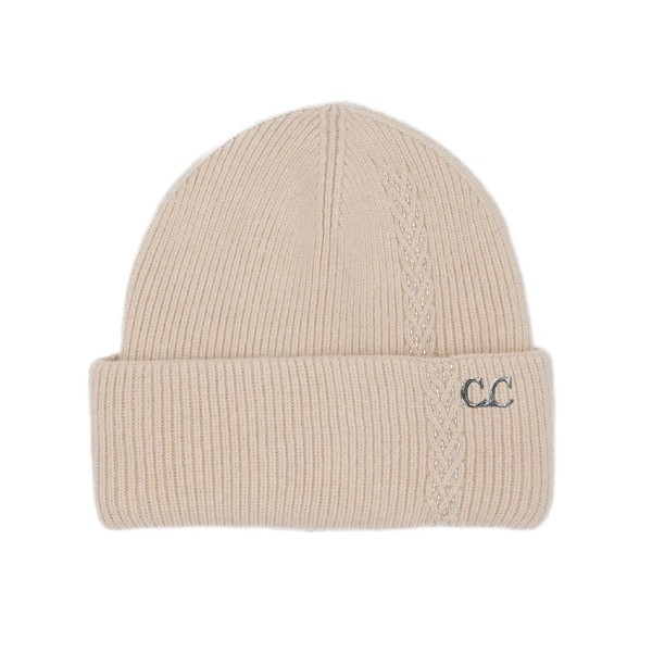 C.C HTE0066
Bead Embellishment Angora Cuff Beanie.

- 30% Viscose, 10% Angora, 60% Nylon  
- One Size