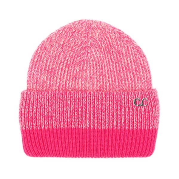 C.C HTC0068
Two-Tone Heather Stripe Cuff Beanie

- 60% Nylon / 30% Viscose / 10% Angora 
- One Size Fits Most