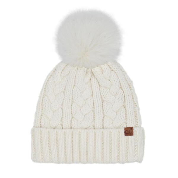 C.C HTE0155
Faux Fur Bow Beanie

- 47% Rayon / 31% Polyester / 22% Nylon
- One Size Fits Most
