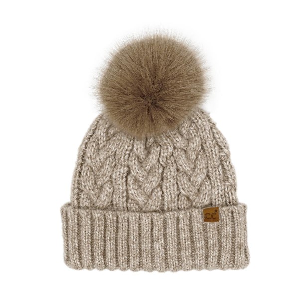 C.C HTE0155
Faux Fur Bow Beanie

- 47% Rayon / 31% Polyester / 22% Nylon
- One Size Fits Most