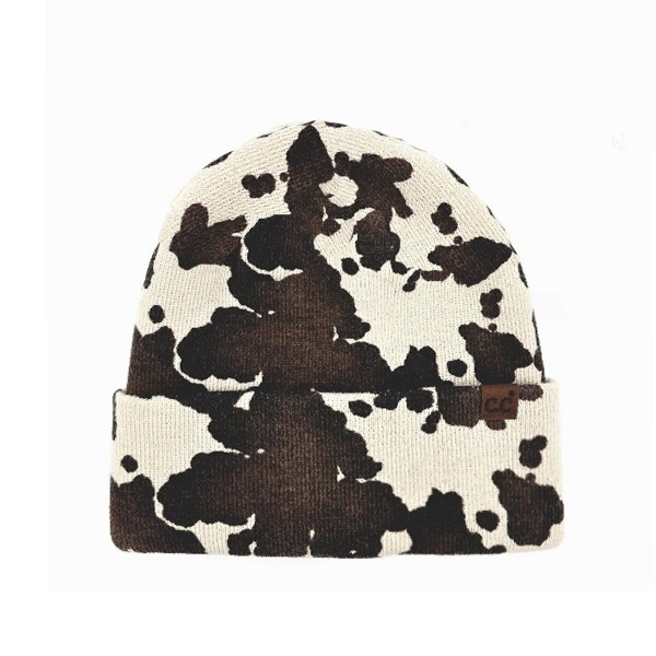C.C HTC0125
Cow Pattern Beanie

- 100% Acrylic
- One Size Fits Most